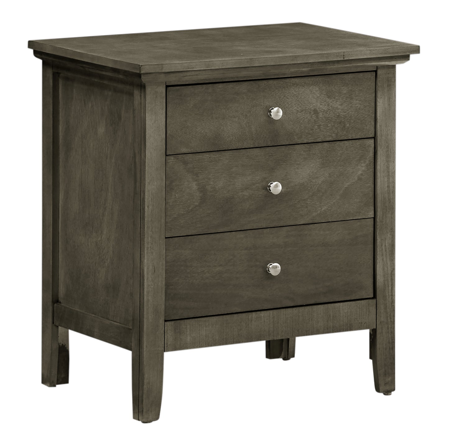 Contemporary Gray Nightstand For Modern Living
