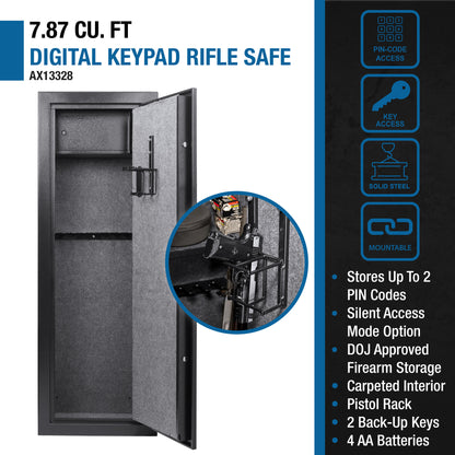 7.87 CUBIC FT KEYPAD RIFLE SAFE