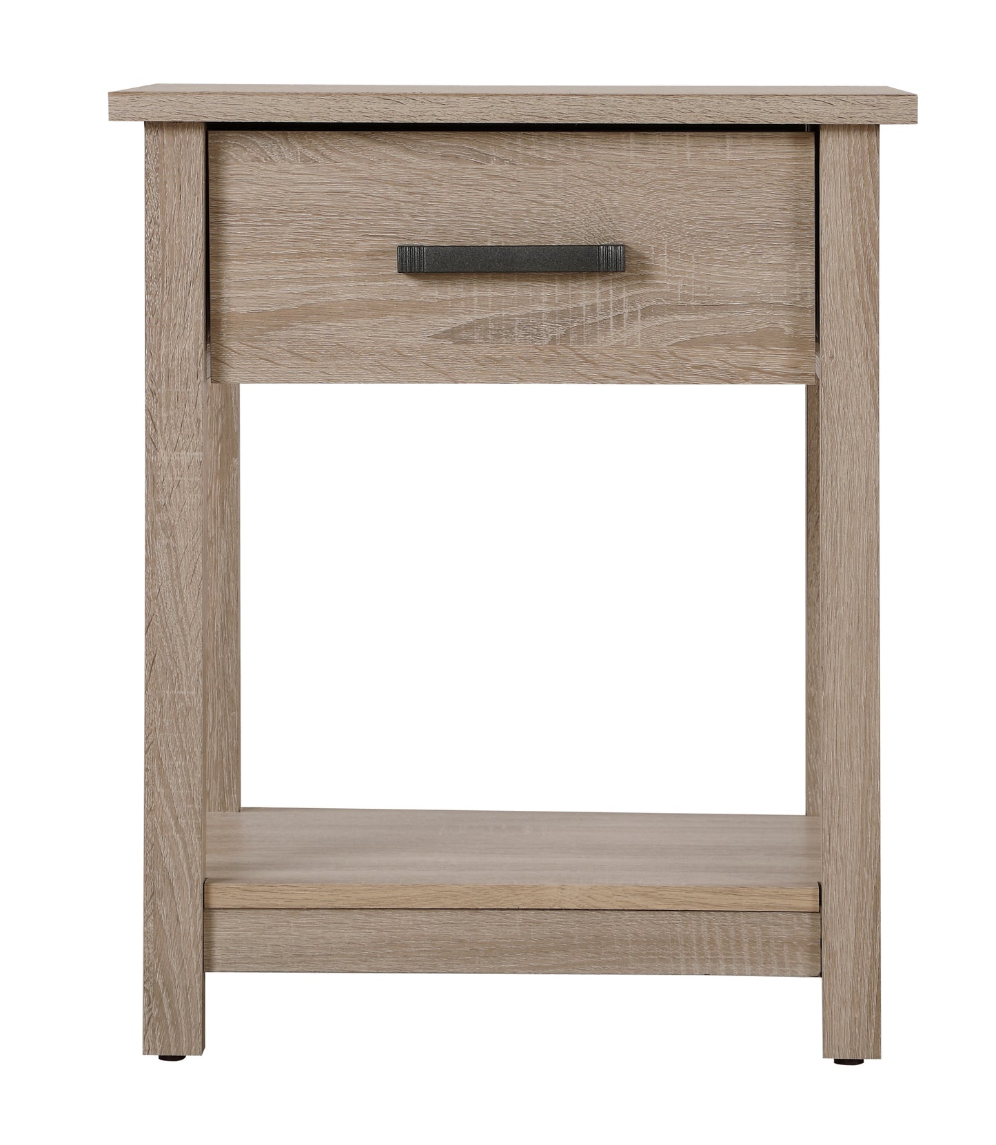Sleek Contemporary Nightstand In Sandle Wood