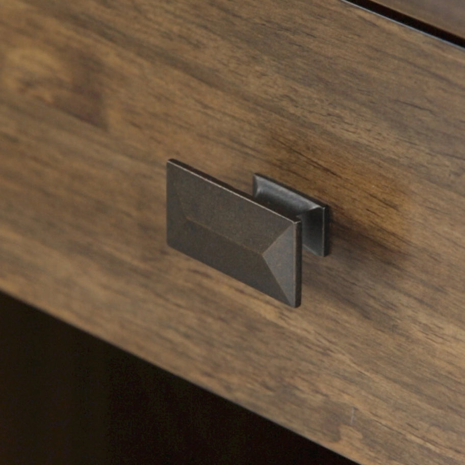 Artisan - Bedside Table - Rustic Natural Aged Brown