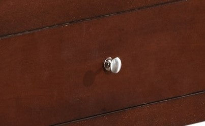 Elegant Cherry Full Storage Bed For Cozy Spaces