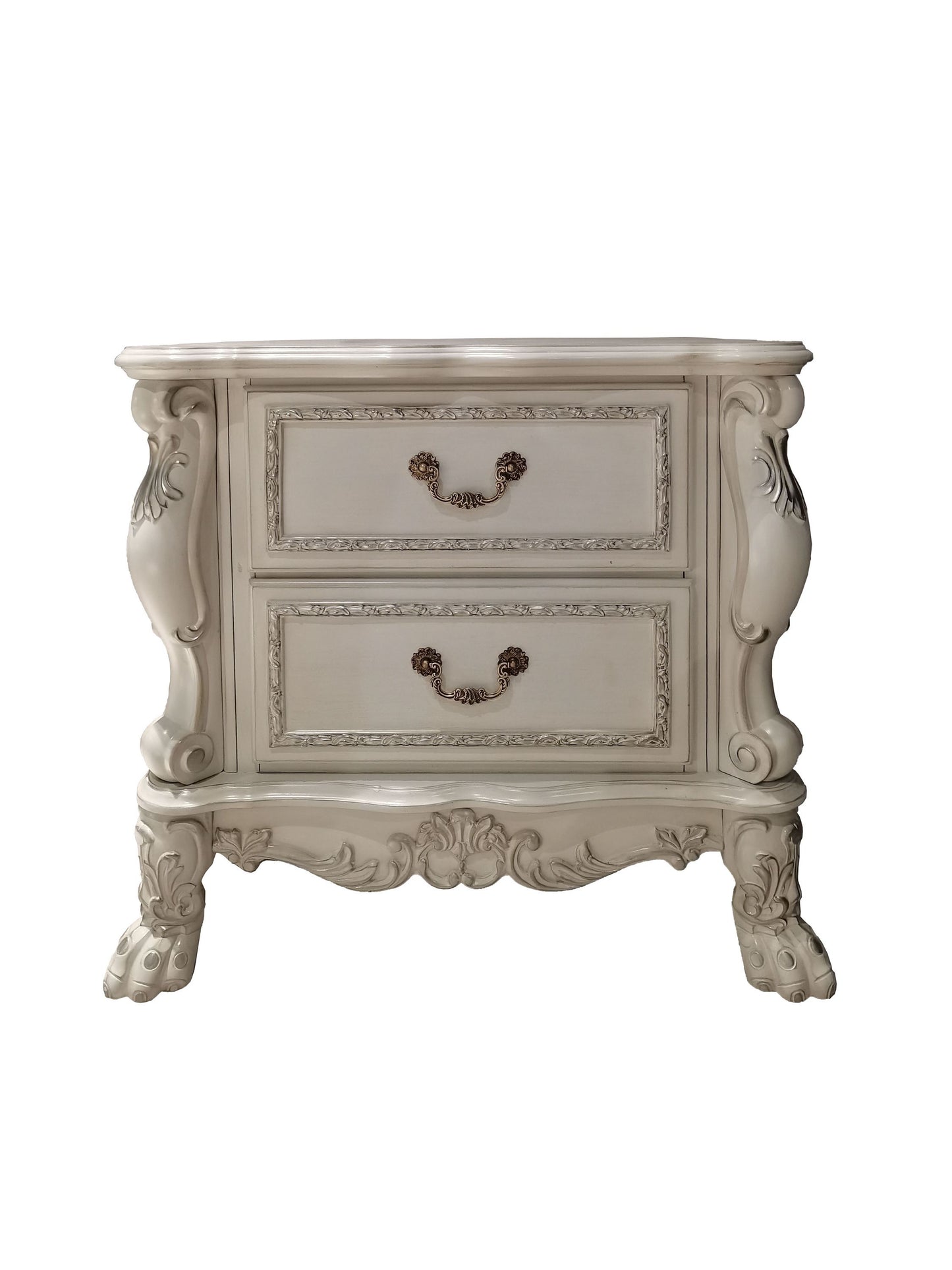 Dresden II Bone White Finish Nightstand