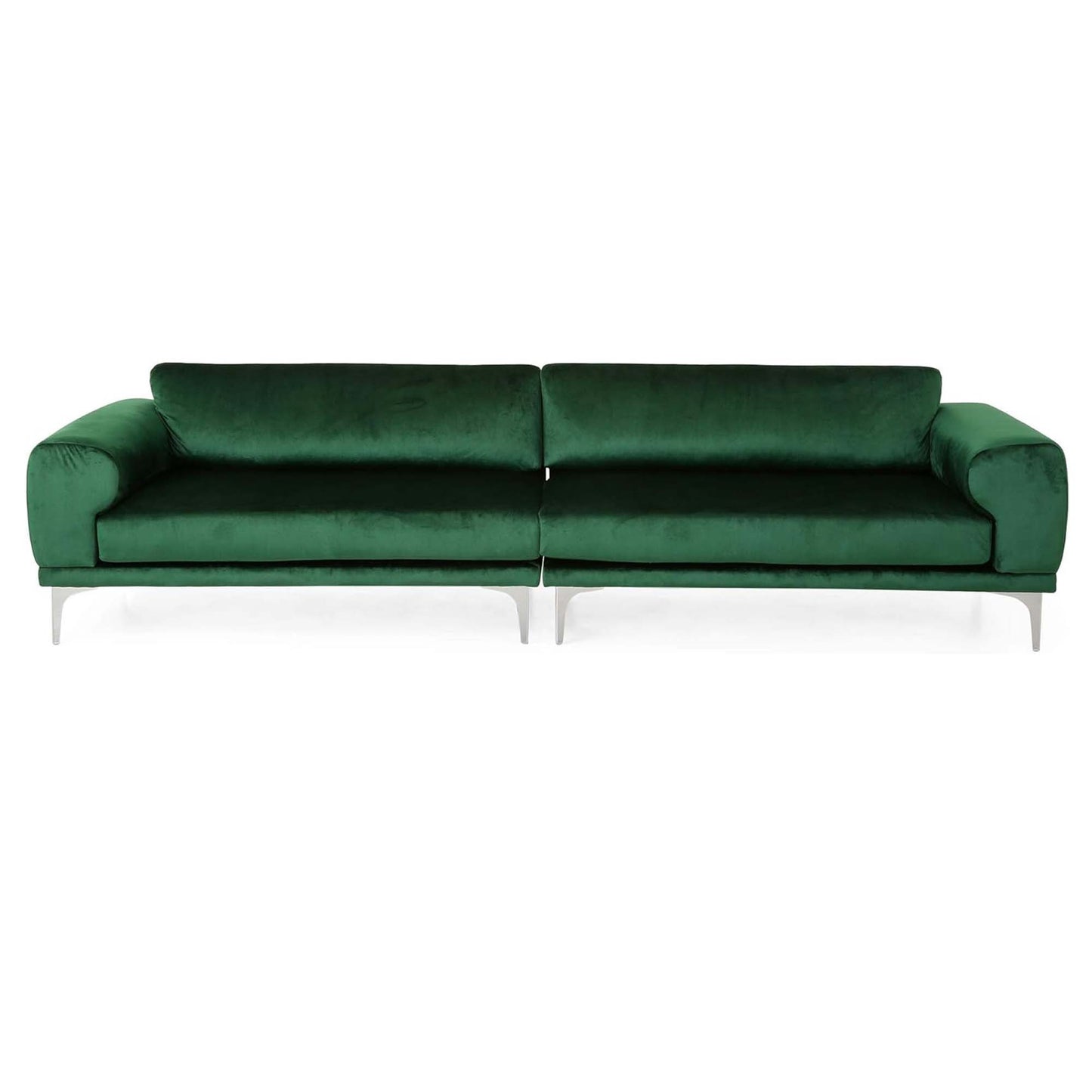 Mirod Comfy 4-seat Sofa with Metal Legs, Modern  for Living Room and Study