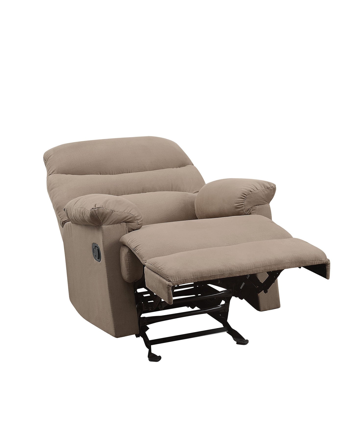 Arcadia Light Brown Microfiber Motion Recliner