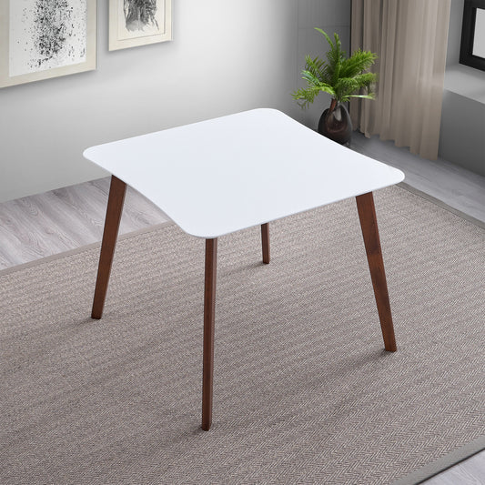 Benton Modern White Top Dining Table