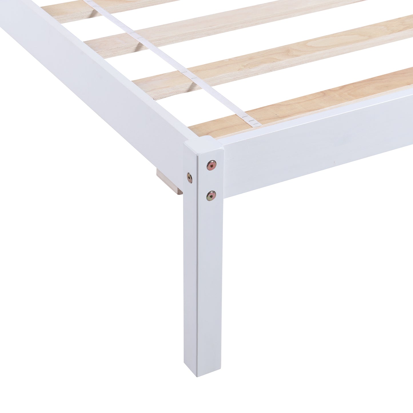 Wood Platform Bed Twin size Platform Bed with Headboard