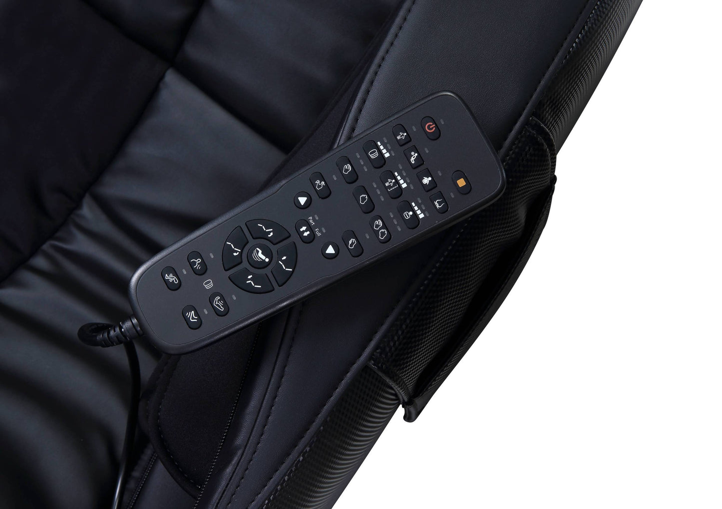 Pacari Black Synthetic Leather Power 2D Massage Chair