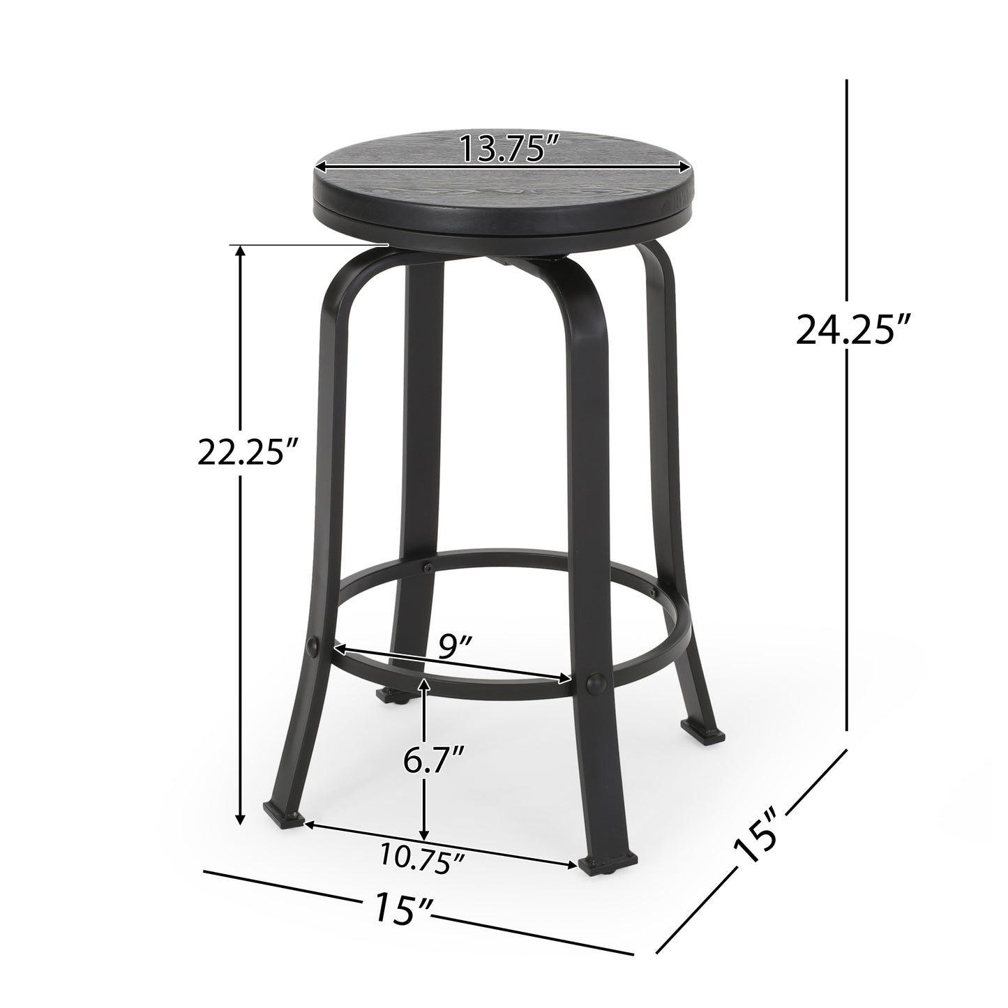 COUNTER STOOL    2pcs/set