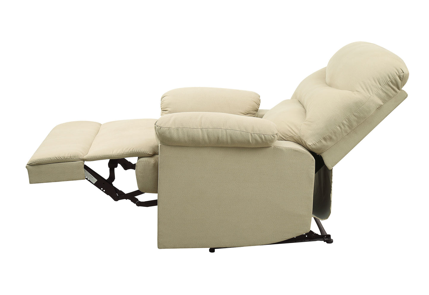 Arcadia Beige Microfiber Motion Recliner