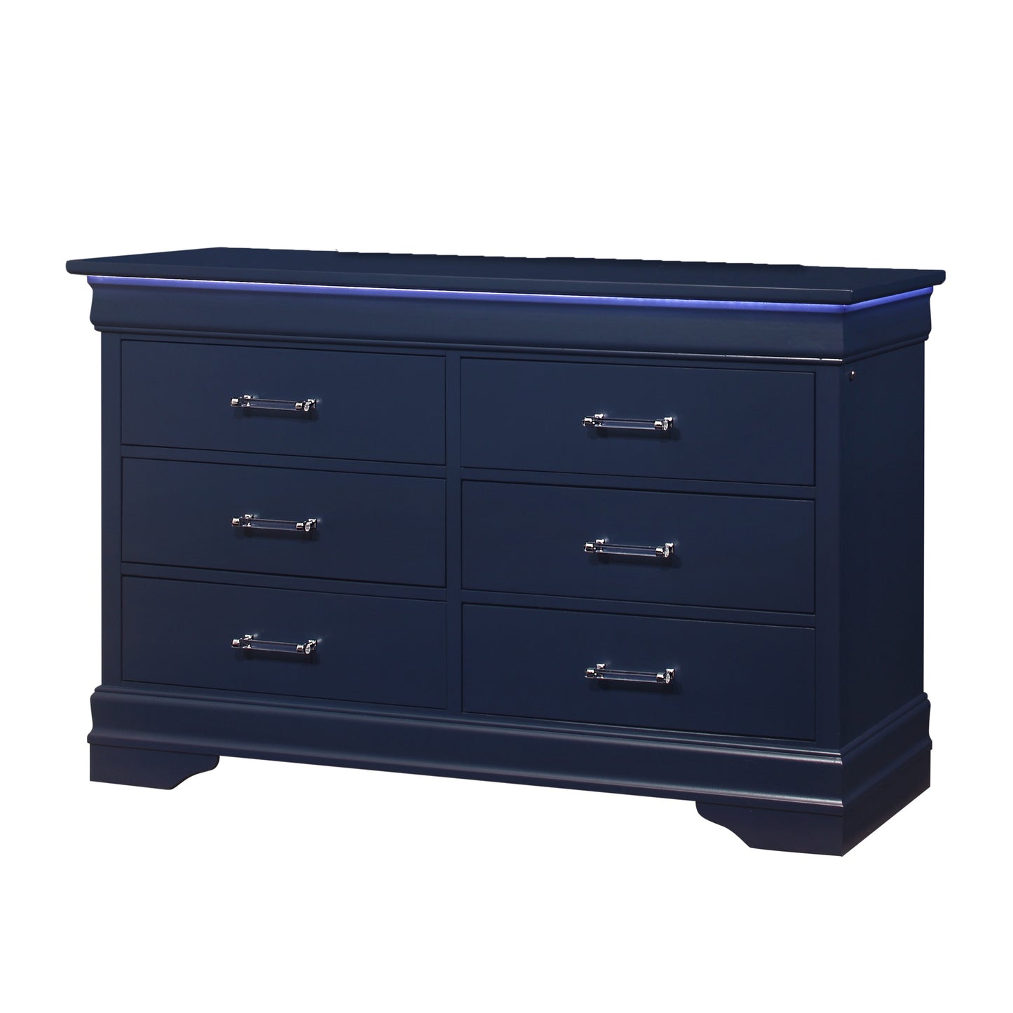 CHARLSTON BLUE DRESSER WITH LED