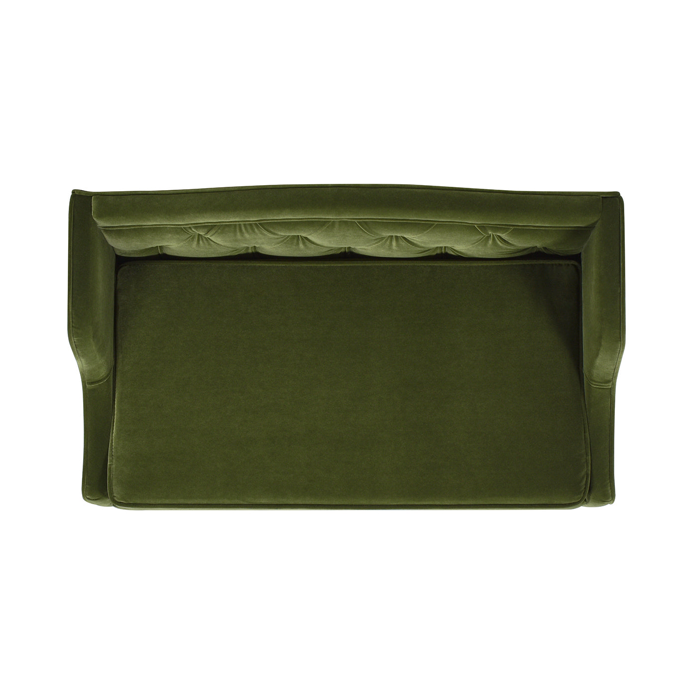 Robin 35" Tufted Wingback Pet Sofa Bed, Medium, Olive Green Performance Velvet