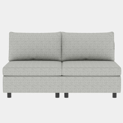 Modular Sectional Sofa, Convertible Sofa Seat With Storage, Sleeper Sectional Sofa Set, Fabric Flexible Modular Combinations for Living Room