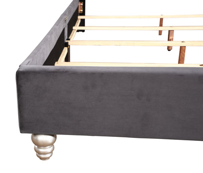 Stylish Transitional Full Upholstered Bed