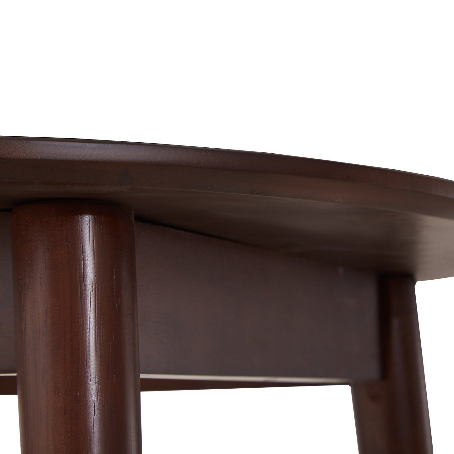 walnut Round Table, all solid wood, can sit 2-4 people diameter 31.5 inches