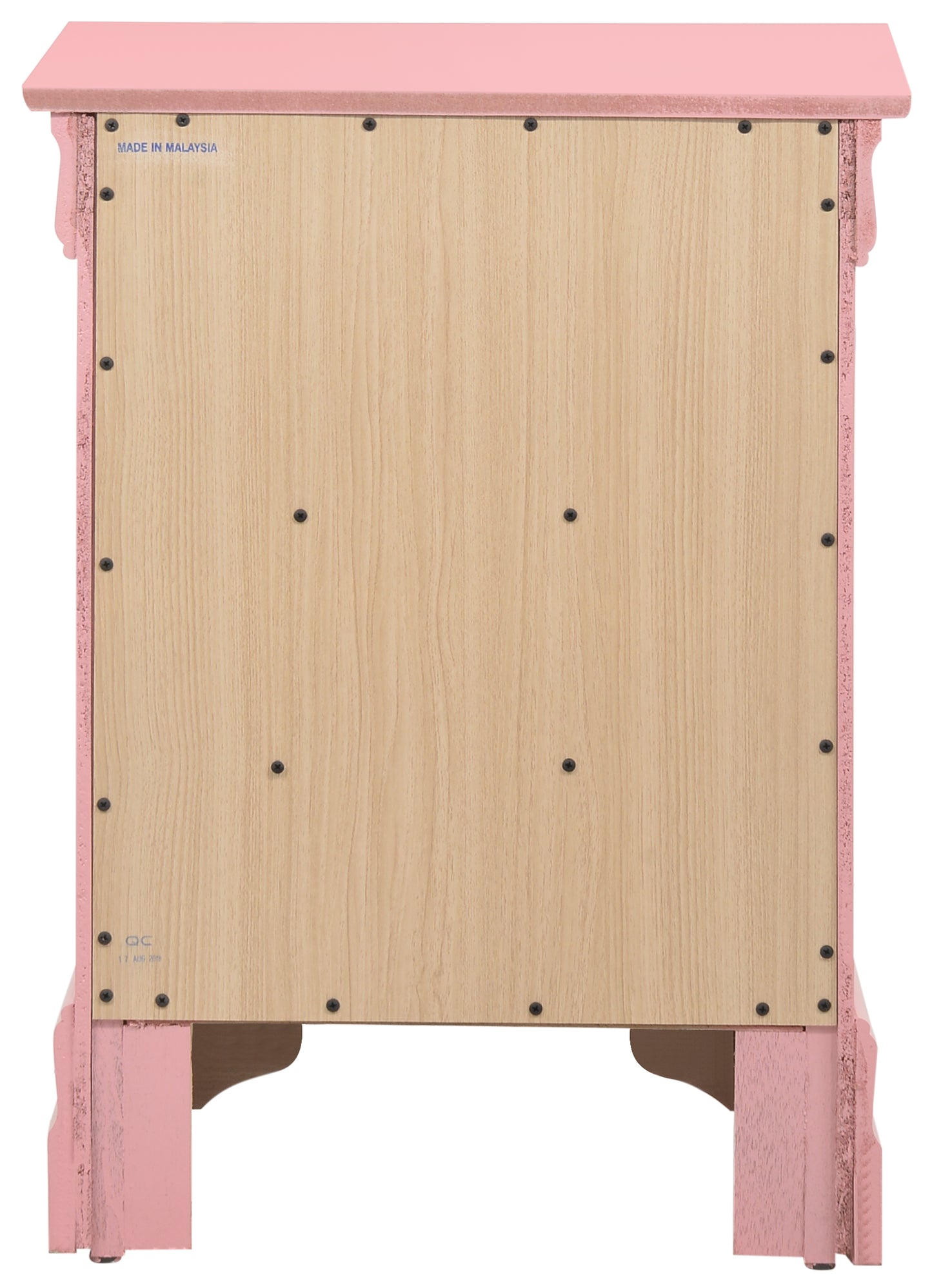 Charming Pink Nightstand With Timeless Elegance