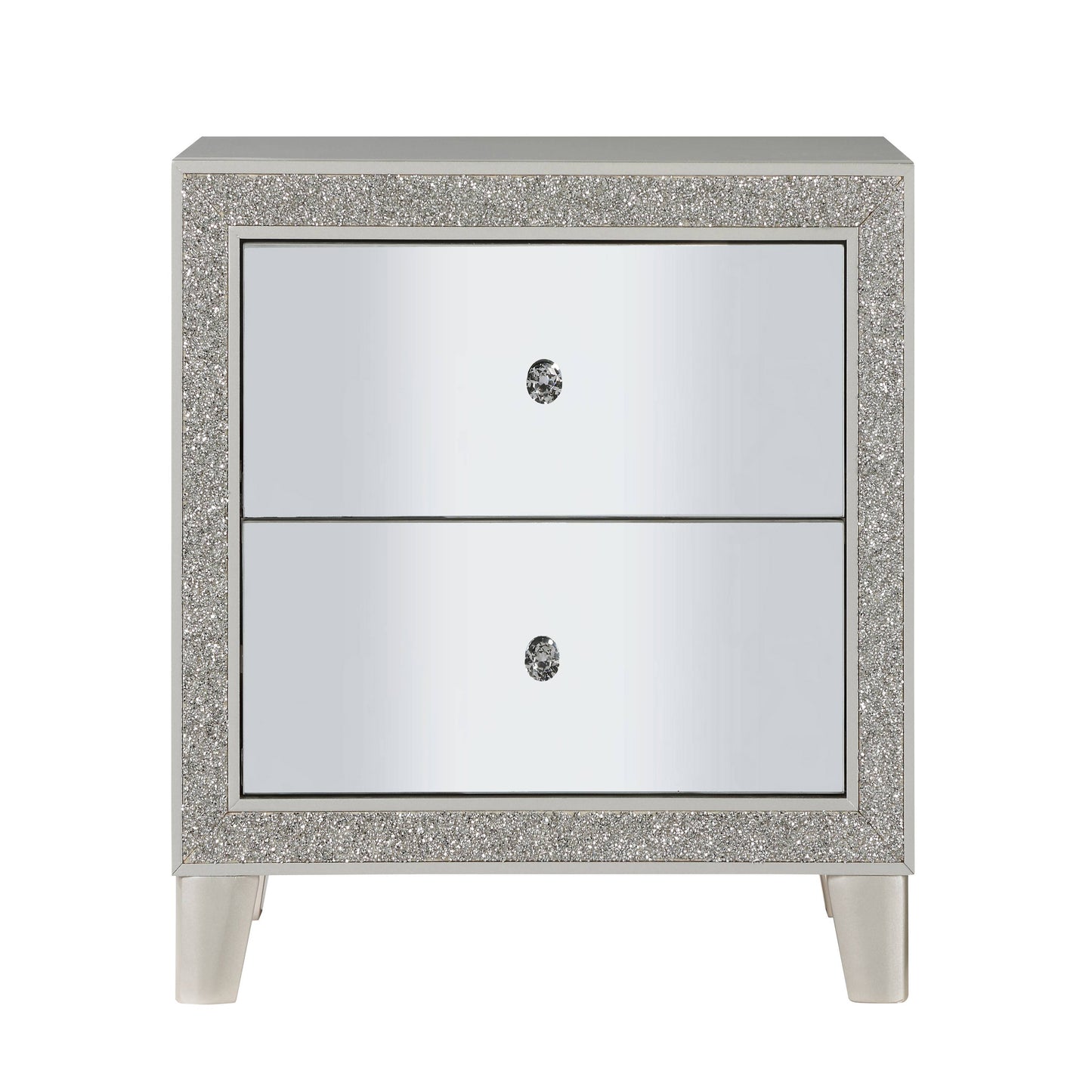 Champagne 2-Drawer Nightstand