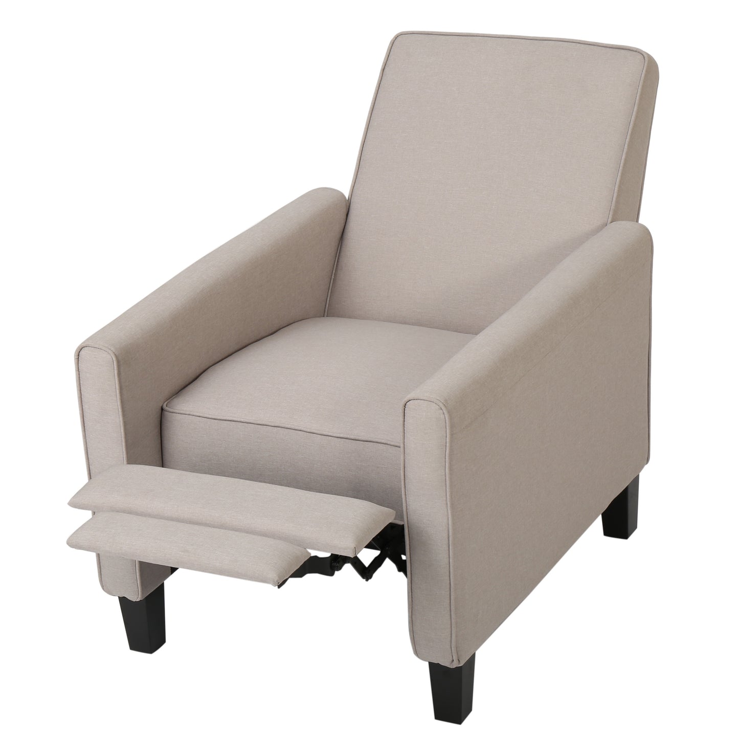 Recliner Push Back Chair for Elegant Home Décor Beige