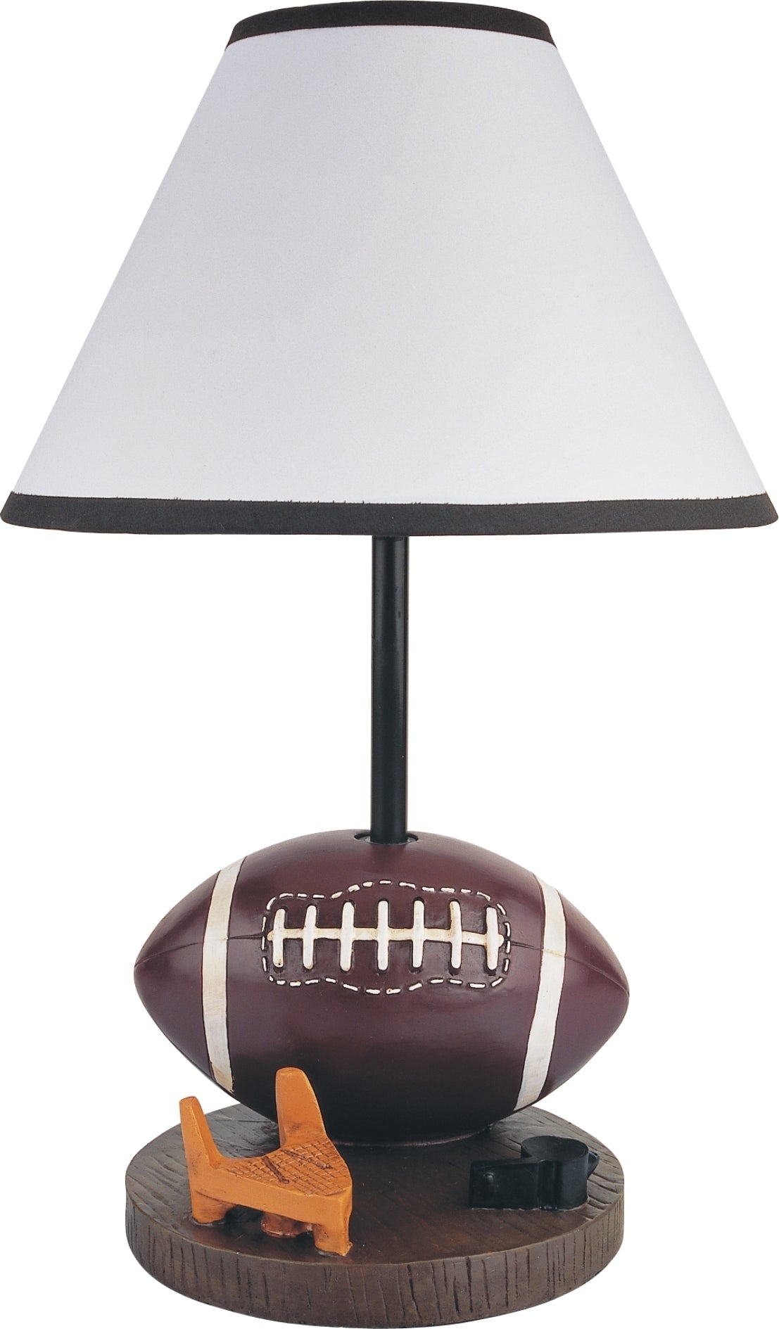 15.75"H FOOTBALL RESIN TABLE LAMP (1PC/CTN) (0.85/4.40)