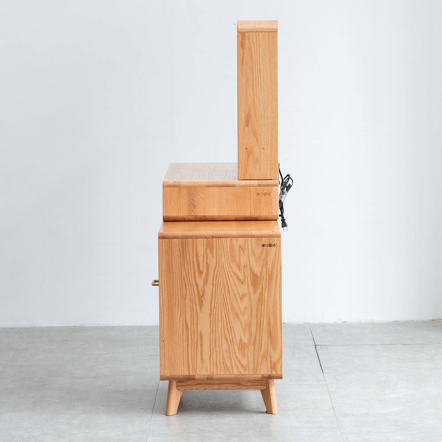 Dresser Table dresser 100% solid oak table table desk top table dresser compact dresser accessories storage width 90cm storage drawer natural wood natural