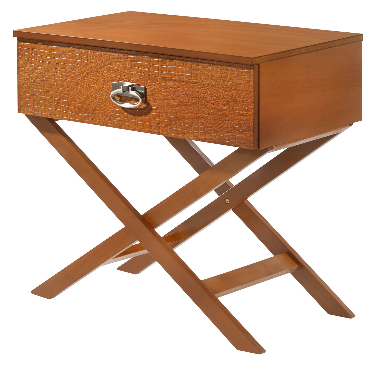 Elegant Oak Contemporary Nightstand