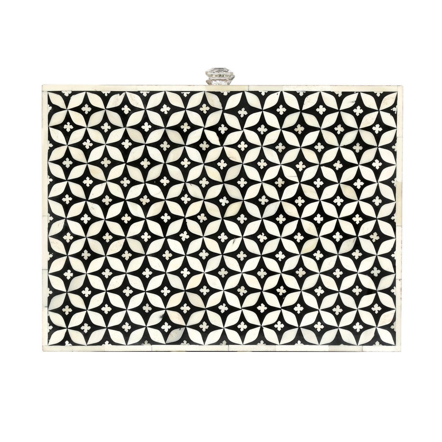 WOODEN 3 DRAWER BONE FITTED NIGHTSTAND