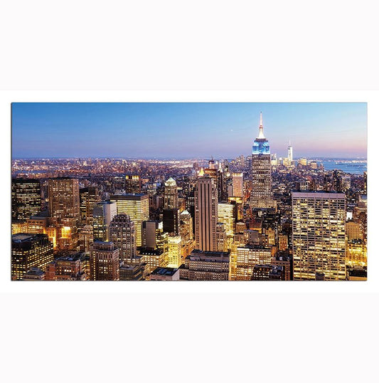 Oppidan Home 'Manhattan Skyline' Acrylic Wall Art (32'H x 48'W)