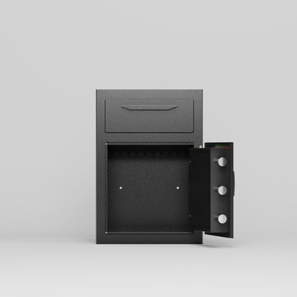 Digital Depository Safe Made of Carbon Steel Electronic Code Lock Depository Safe with Deposit Slot Depository Box for Home Hotel Restaurant and Office