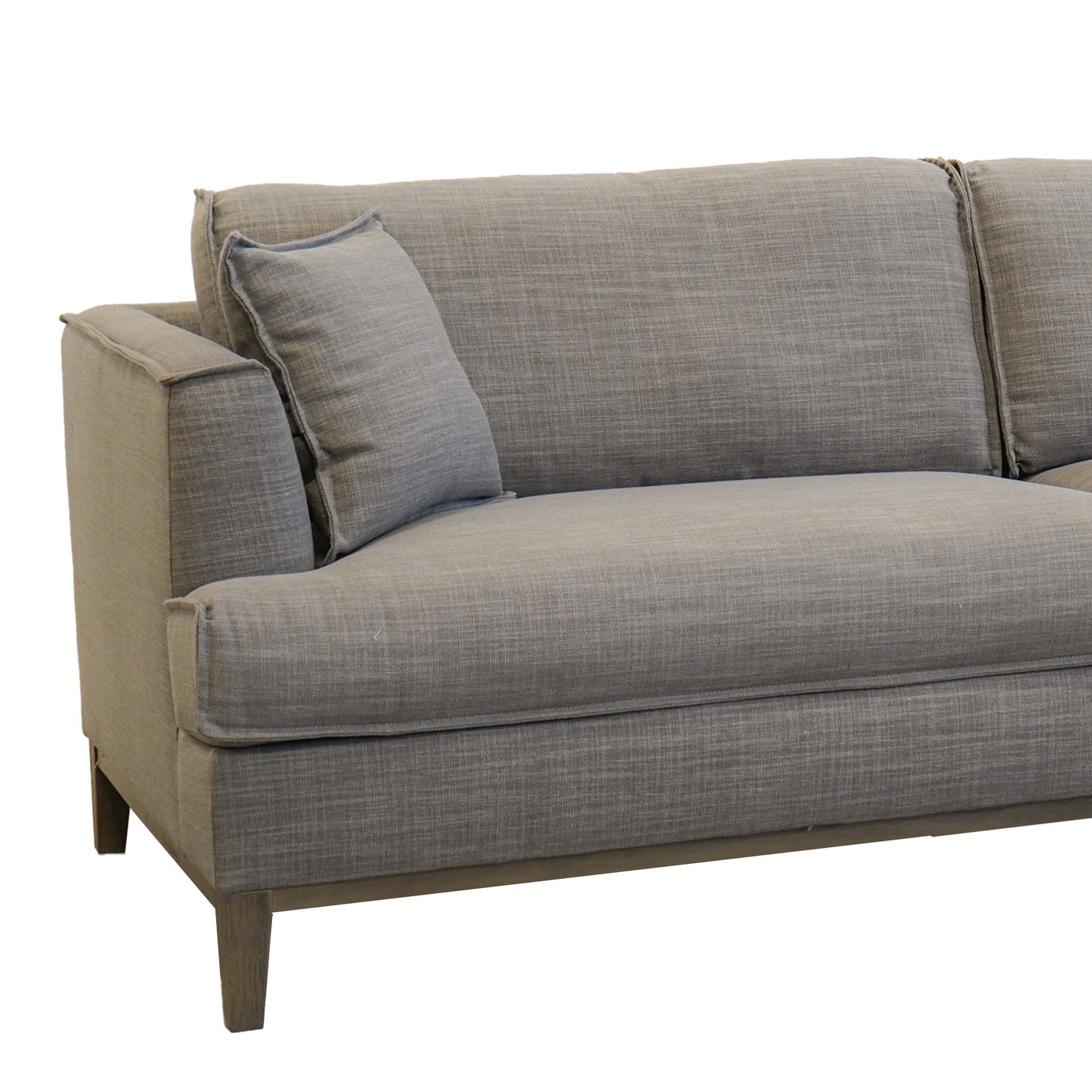 Aspen Grey Linen Sofa