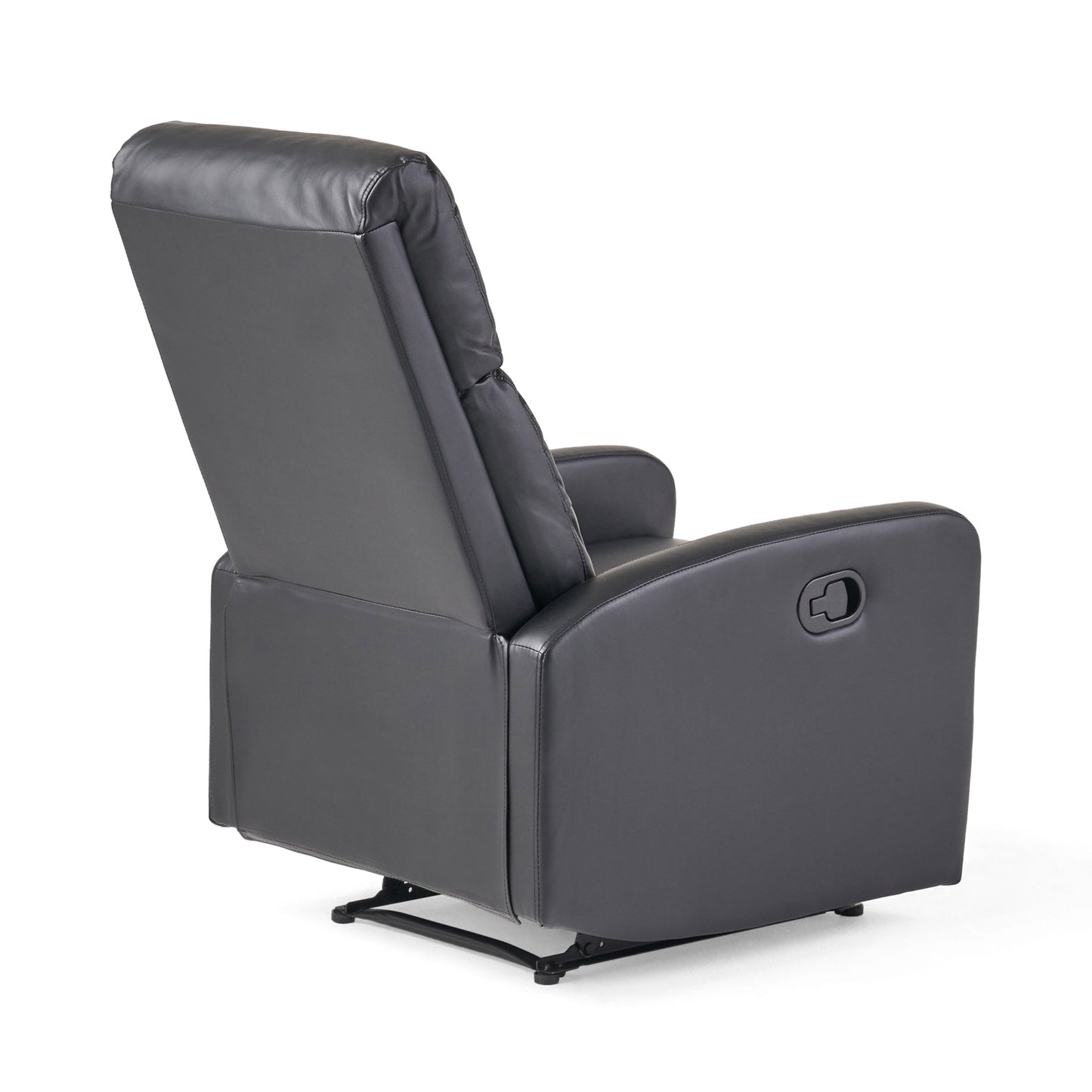 26" Wide Faux Leather Manual Standard Recliner