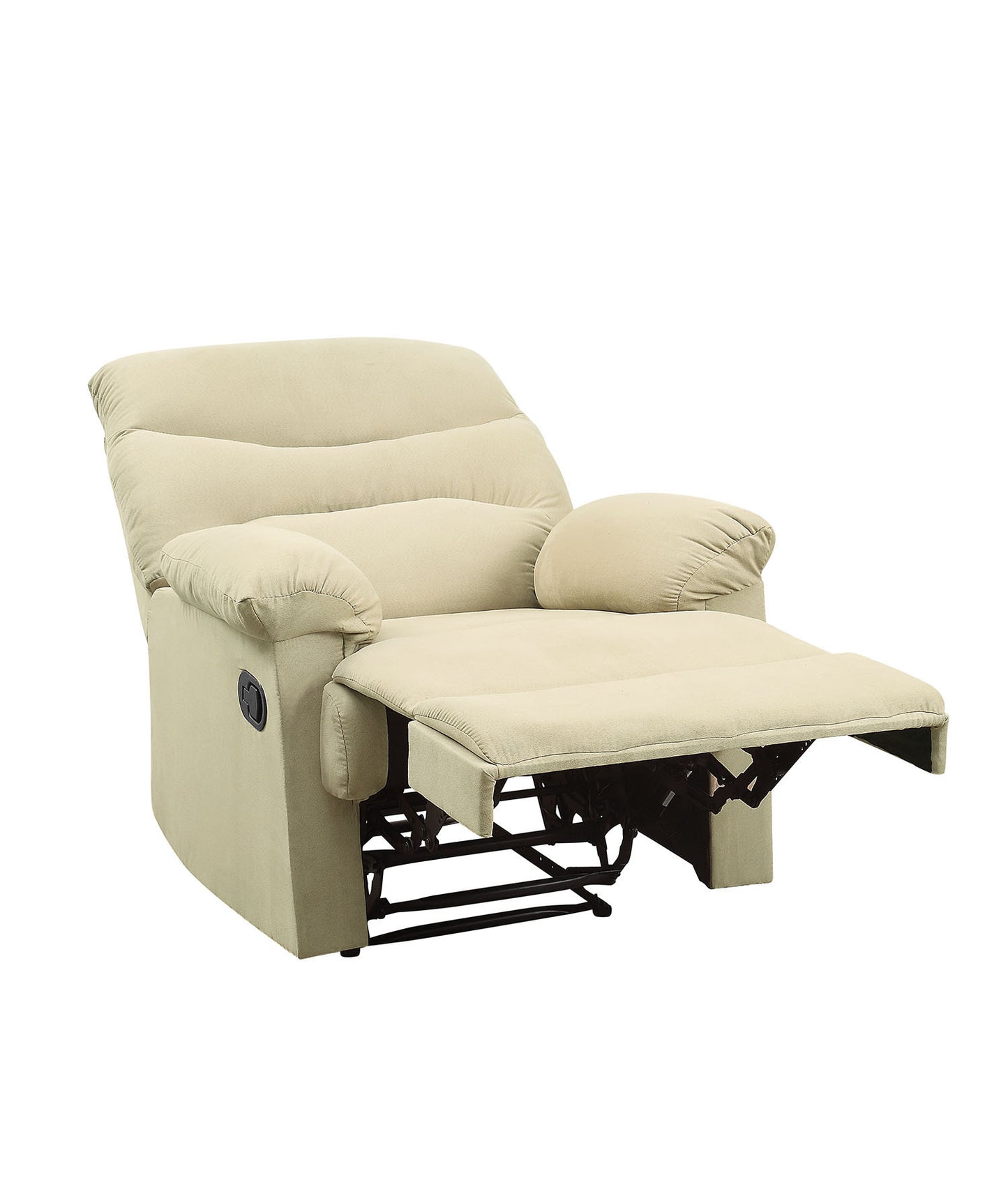 Arcadia Beige Microfiber Motion Recliner