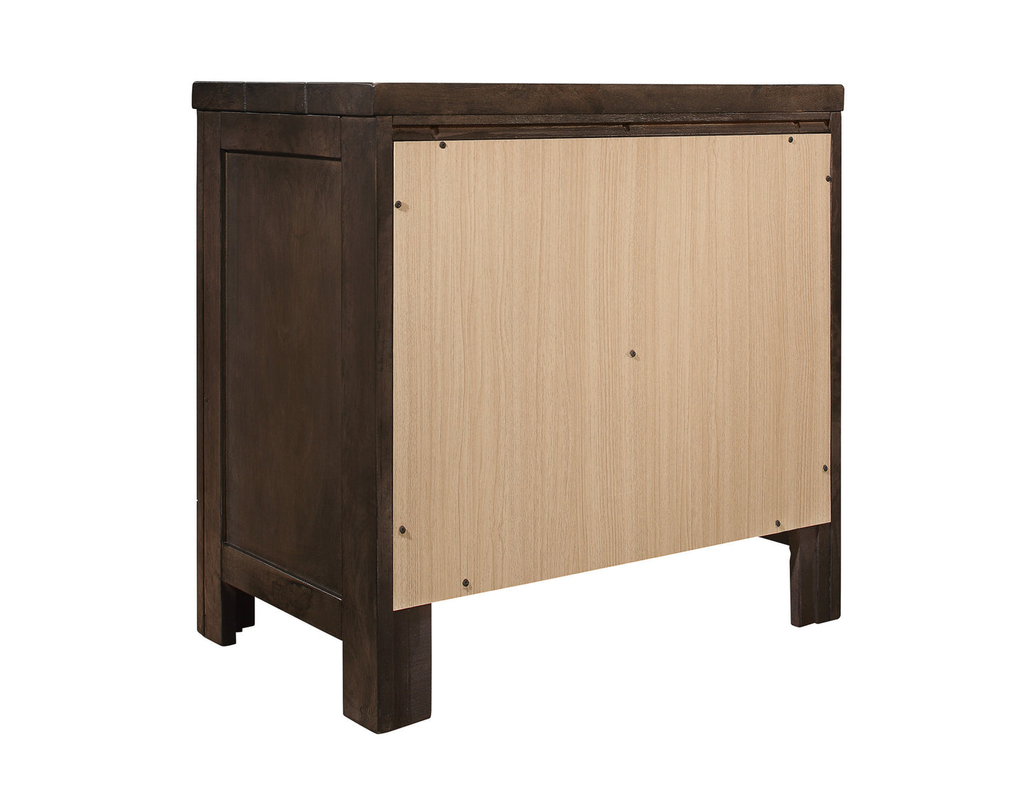 Verna Brown 2-Drawer Nightstand
