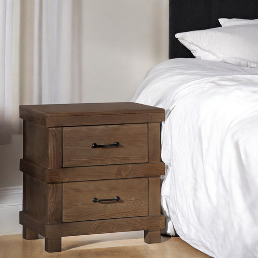 Adams  Antique Oak Finish Nightstand