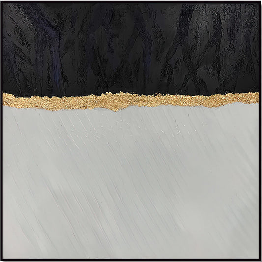 Home Hand Painted 'Roots of Midas' Oil Painting (48'H x 48'W)