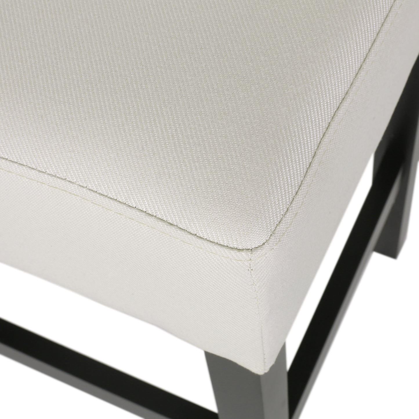 Set of 2, 26.75" Backless Leather Counter Height Barstool, Beige