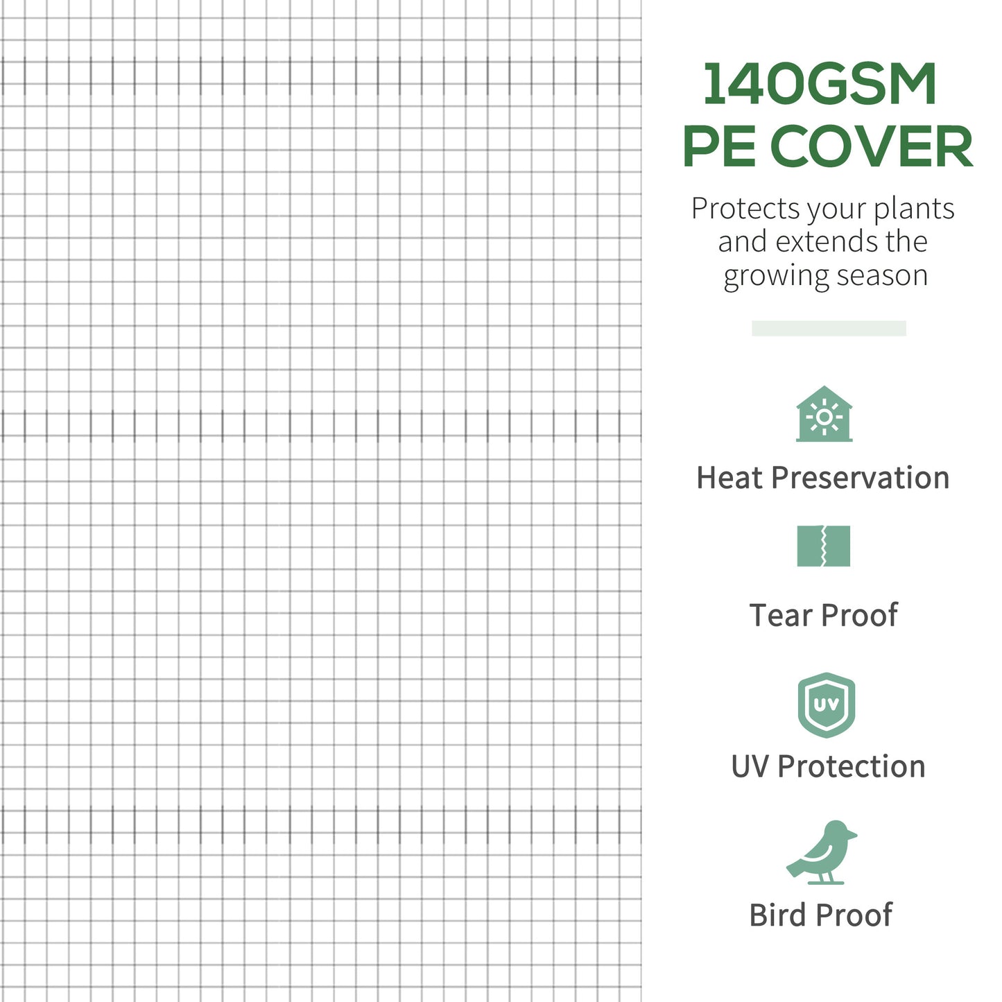 Outsunny 11.5' x 10' x 6.5' Walk-in Tunnel Greenhouse, Green House with Zippered Mesh Door, 7 Mesh Windows & Roll-up Sidewalls, Upgraded Gardening Plant Hot House with Galvanized Steel Hoops, White