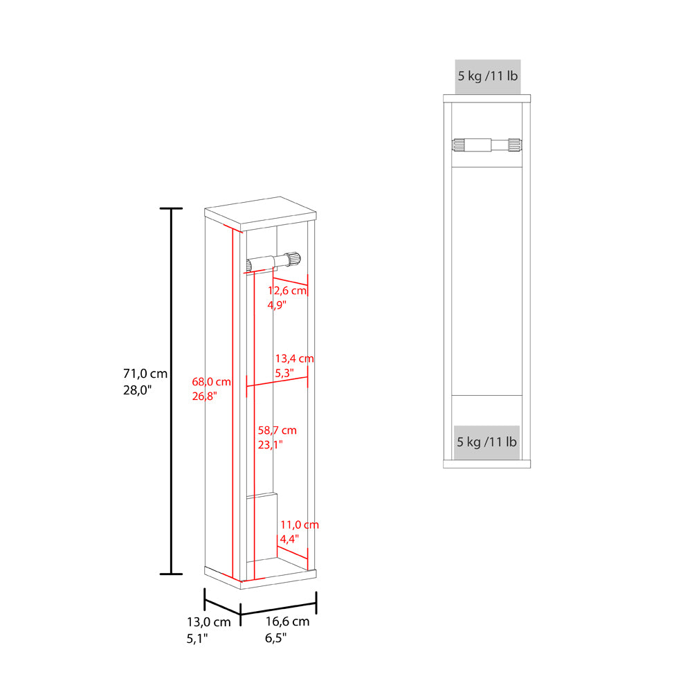 Toliet Paper Holder Magna, Bathroom, Black