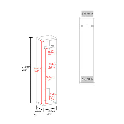 Toliet Paper Holder Magna, Bathroom, Black