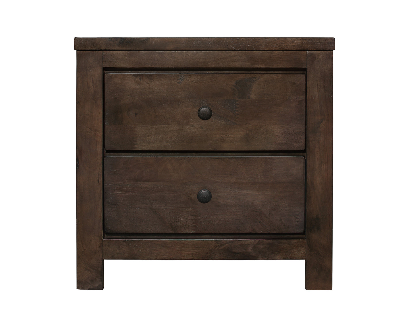 Verna Brown 2-Drawer Nightstand
