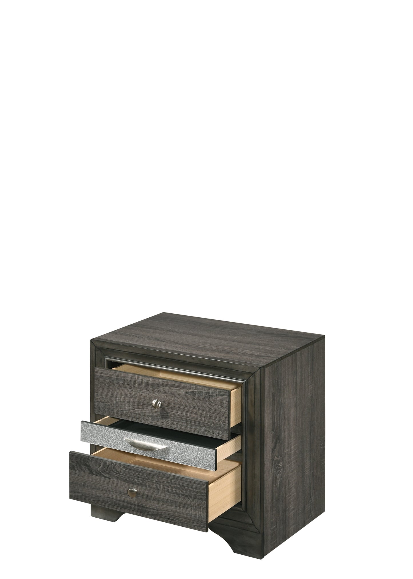Naima Gray Finish Nightstand