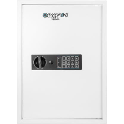 100 Keys Key Cabinet Digital Keypad Wall Safe White