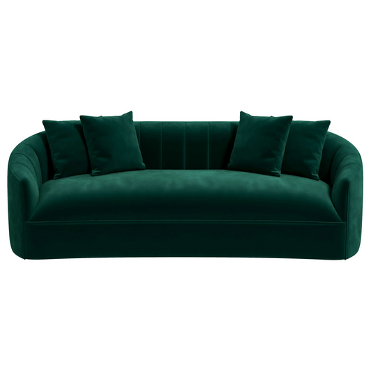 Kante Green Velvet Sofa