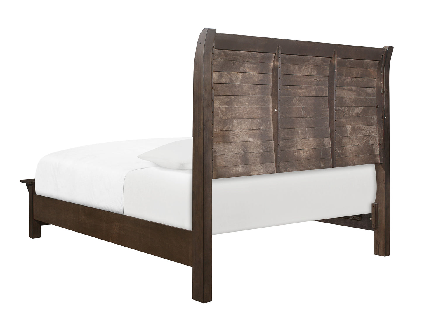 Verna Brown Queen Sleigh Bed