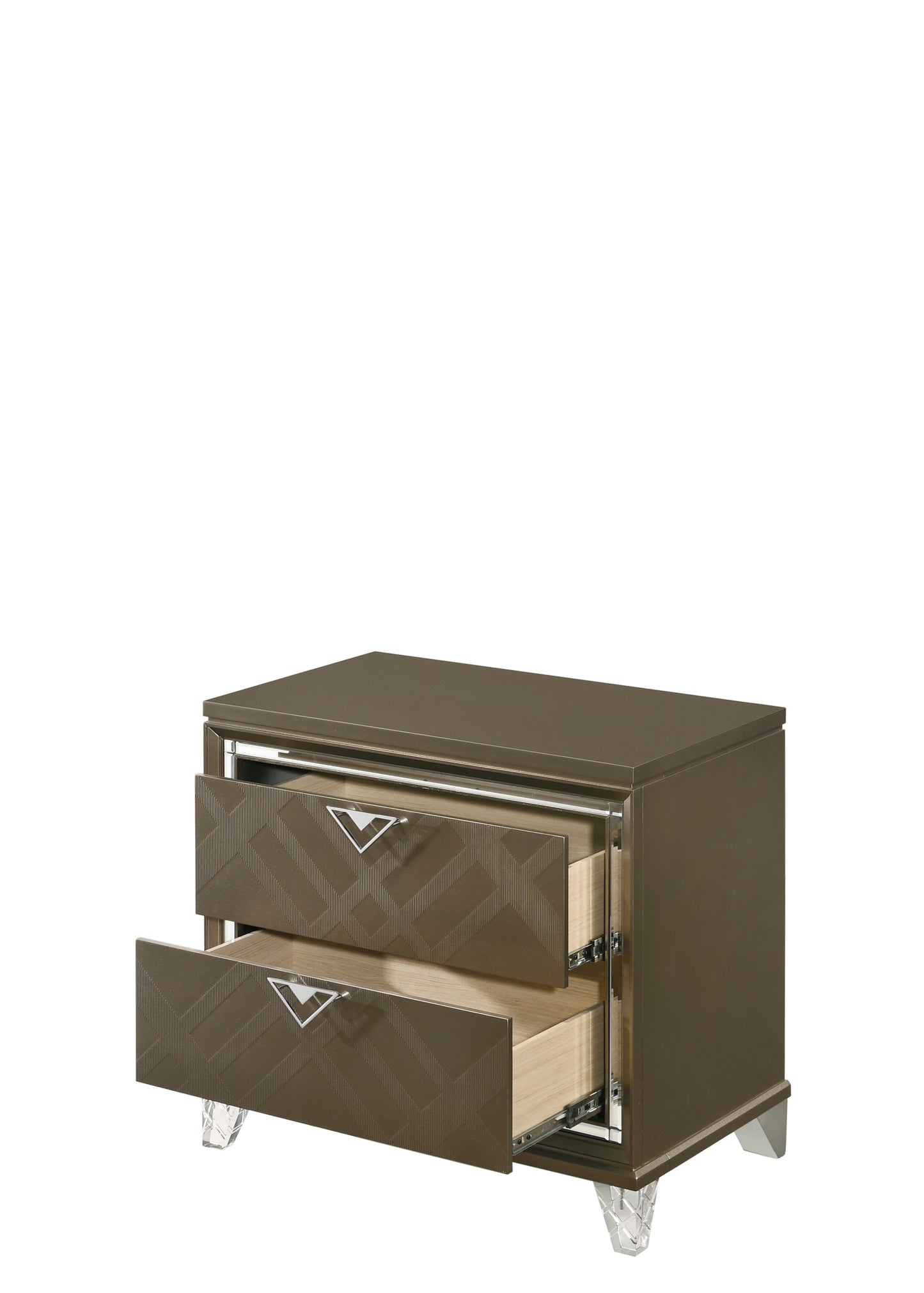 Skylar Dark Champagne Finish Nightstand