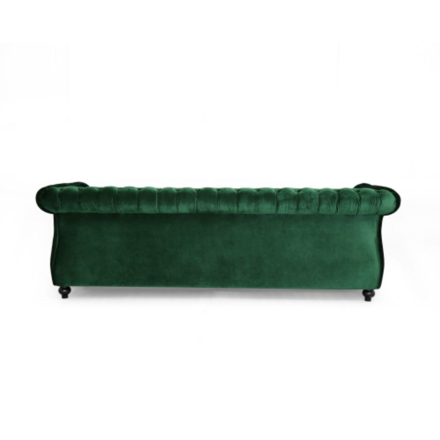 Durable 3-Seater Emerald Velvet Sofa, Combining Luxurious Comfort with Christmas Design, Perfect for Elegant Living Spaces, Featuring Plush Upholstery for Relaxation and a Touch of Sophisticated Style