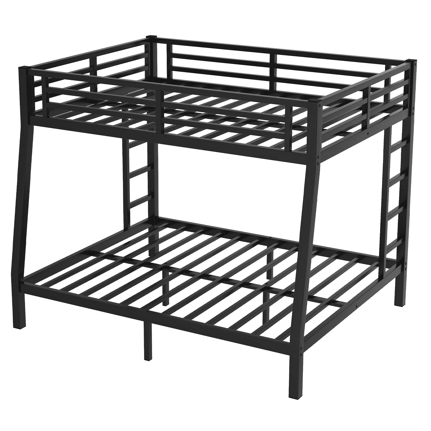 Metal Full XL over Queen Bunk Bed for Teens and Adults,Space-Saving/Noise Reduced/No Box Spring Needed, Old SKU W1307S00046