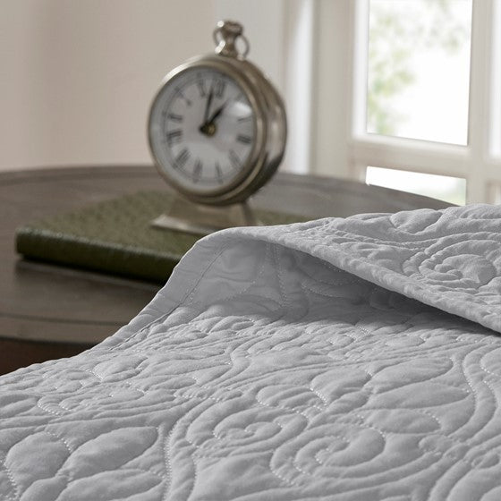 Reversible Quilt Set Grey King/Cal King