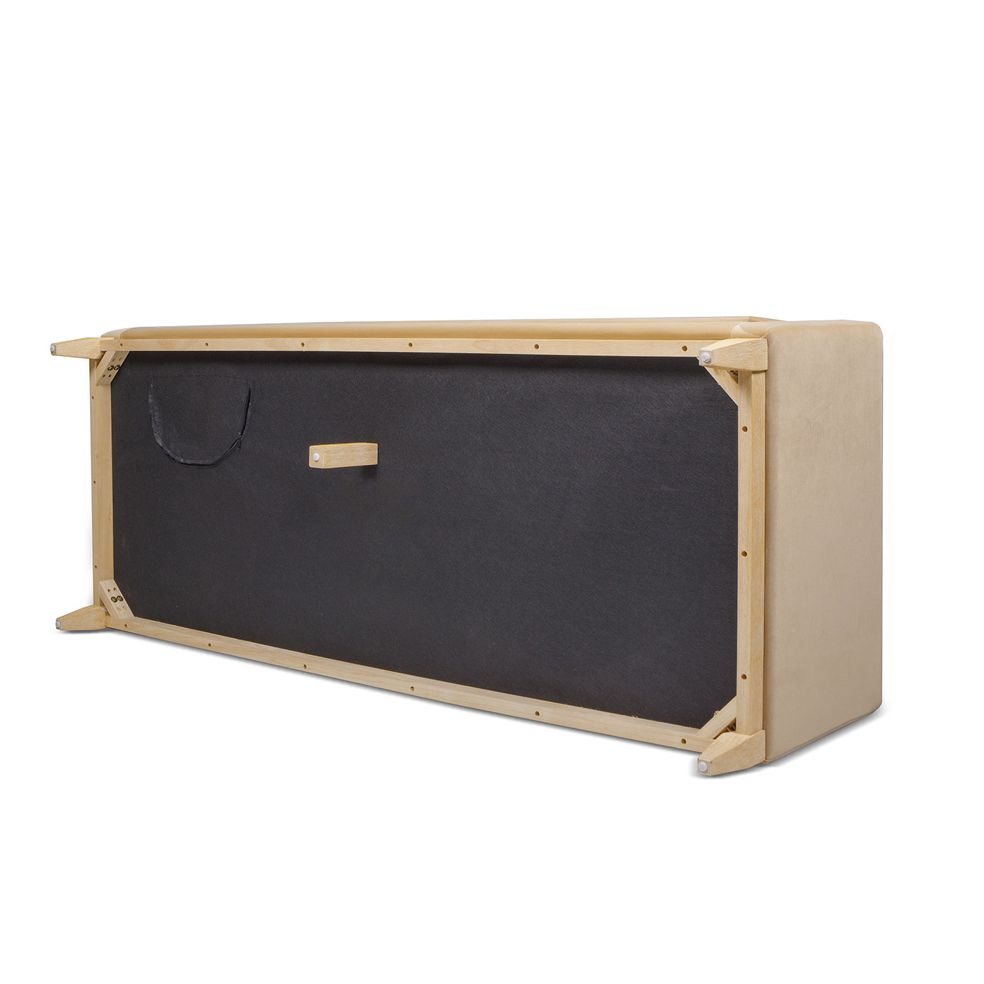 Knox 84" Modern Farmhouse Sofa, Fawn Brown Performance Velvet