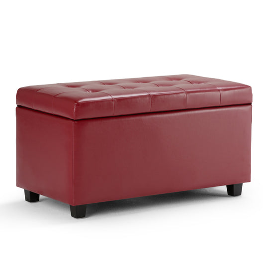 Cosmopolitan - Storage Ottoman - Red