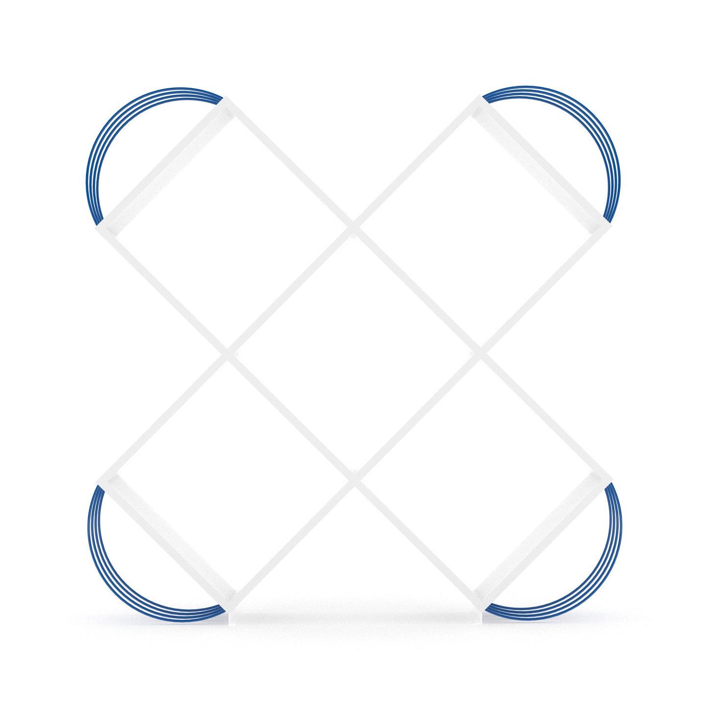 Case X Design Modern 5 Tier Bookcase