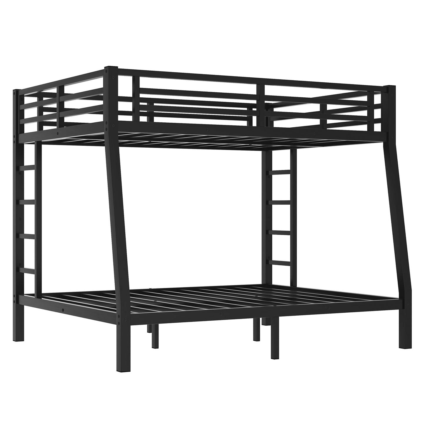 Metal Full XL over Queen Bunk Bed for Teens and Adults,Space-Saving/Noise Reduced/No Box Spring Needed, Old SKU W1307S00046